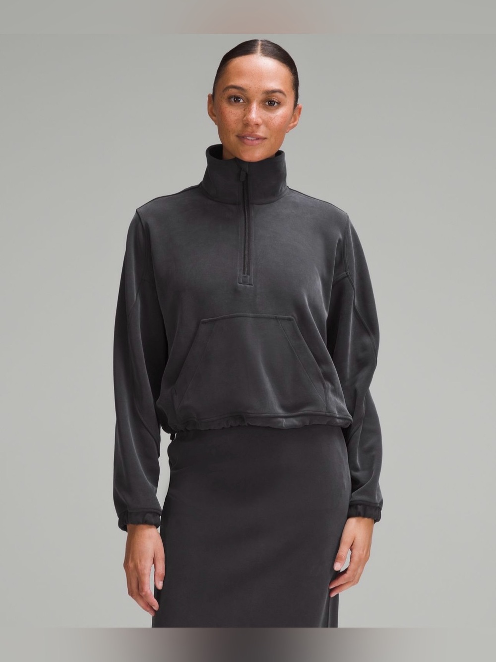 🍋Lululemon🍋 brushed softstreme half zip size 2